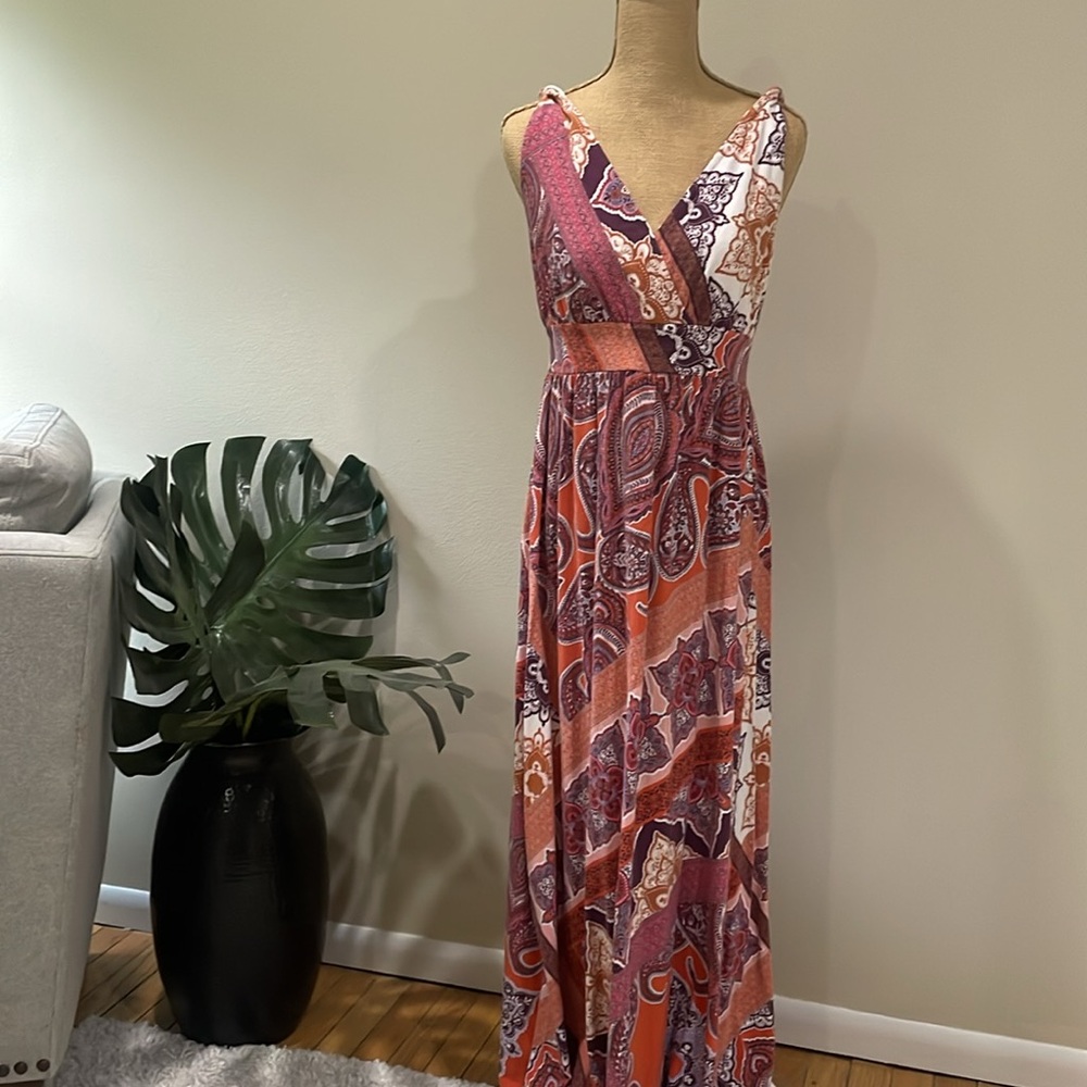 Garnet Hill Soft Maxi Dress S